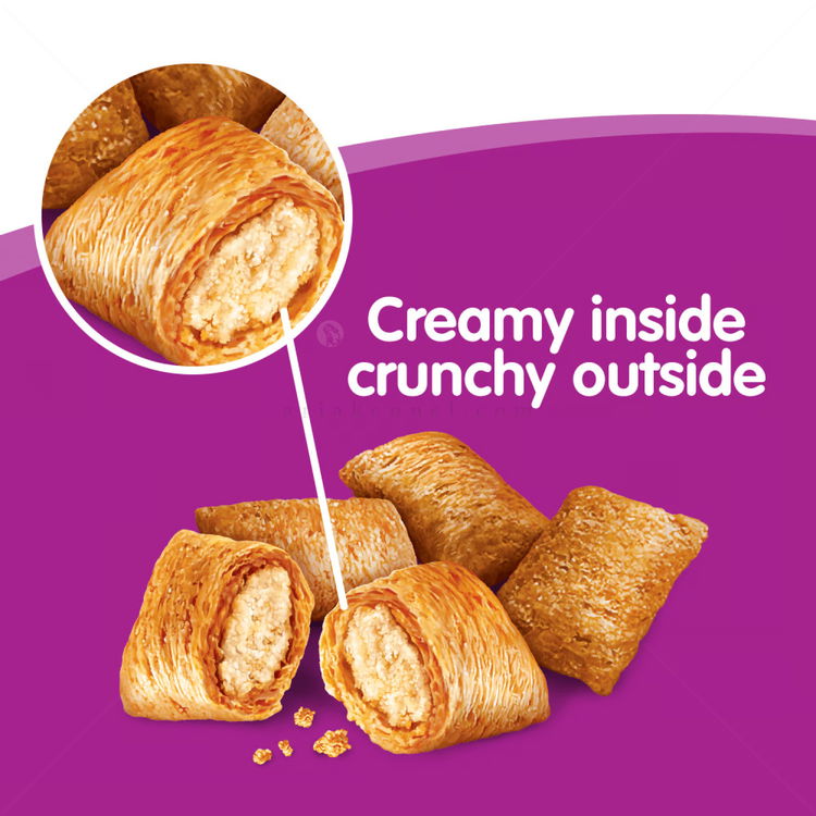 Хрупкави хапки WHISKAS Temptations с вкус на пилешко месо и сирене