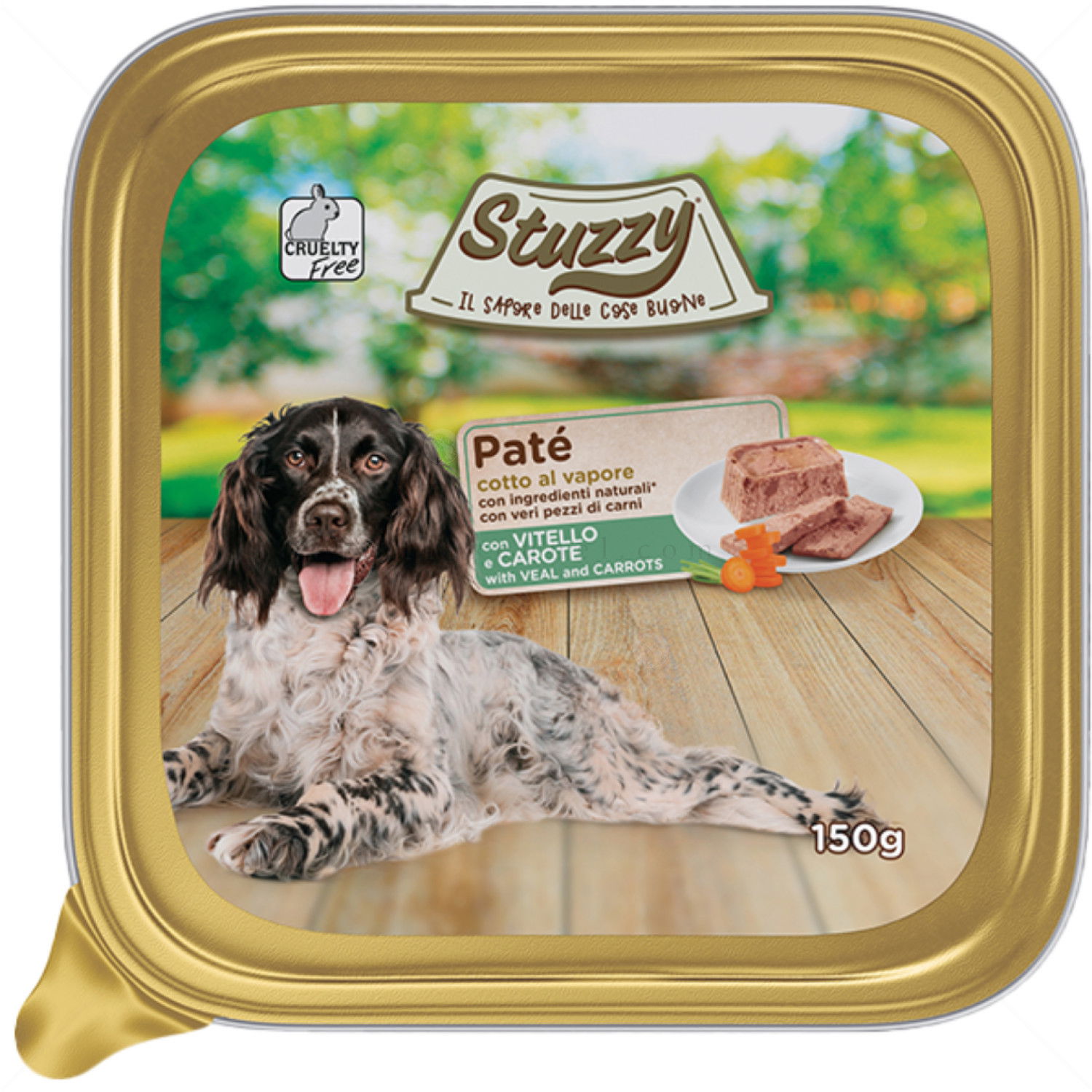 Пастет за кучета 150 гр STUZZY Dog Paté Adult Veal with carrots