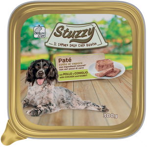 Пастет за кучета 300 гр STUZZY Dog Paté Adult Chicken and Rabbit