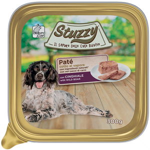 Пастет за кучета 300 гр STUZZY Dog Paté Adult Wild boar