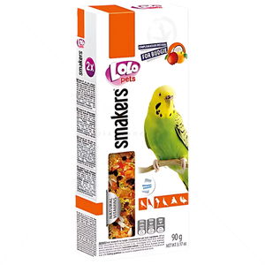 Крекери с плодове за вълнист папагал LOLO PETS 2 бр/90 гр