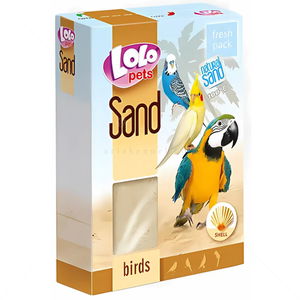 Пясък с мидени чeрупки за птици LOLO PETS