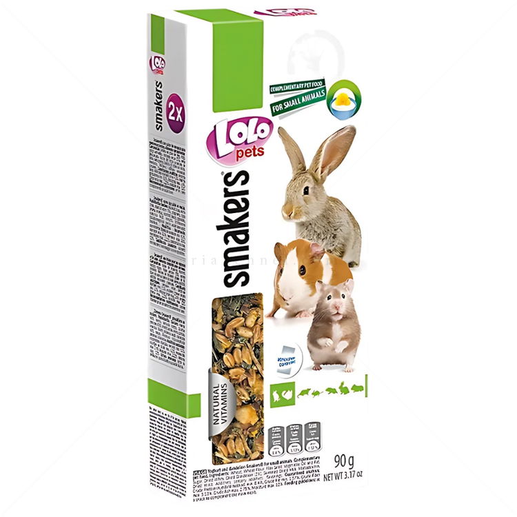 Крекери с йогурт и глухарче за гризачи LOLO PETS 2 бр/90 гр