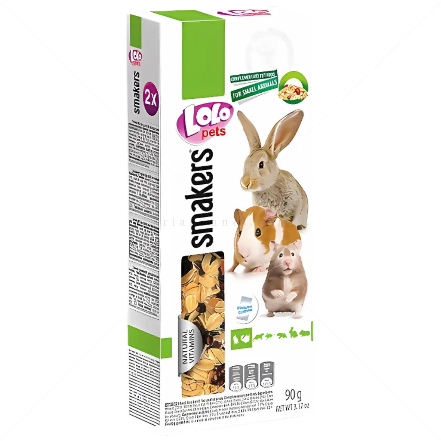 Крекери с мюсли за гризачи LOLO PETS 2 бр/90 гр
