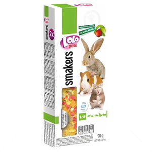 Крекери с ябълка за гризачи LOLO PETS 2 бр/90 гр