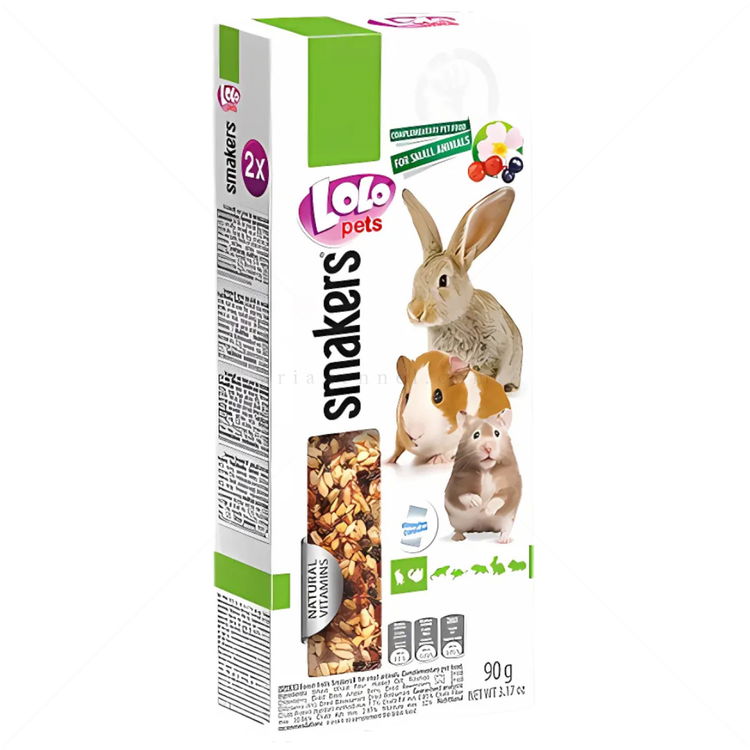 Крекери с горски плодове за гризачи LOLO PETS 2 бр/90 гр