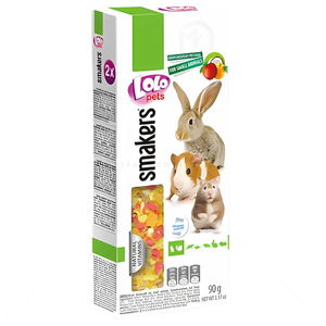 Крекери с плодове за гризачи LOLO PETS 2 бр/90 гр
