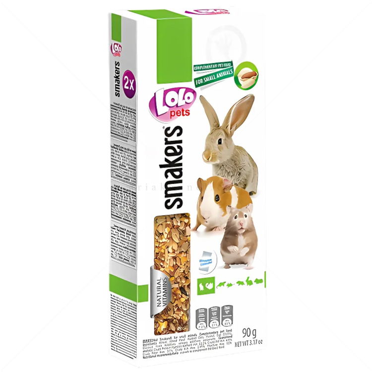 Крекери с ядки за гризачи LOLO PETS 2 бр/90 гр