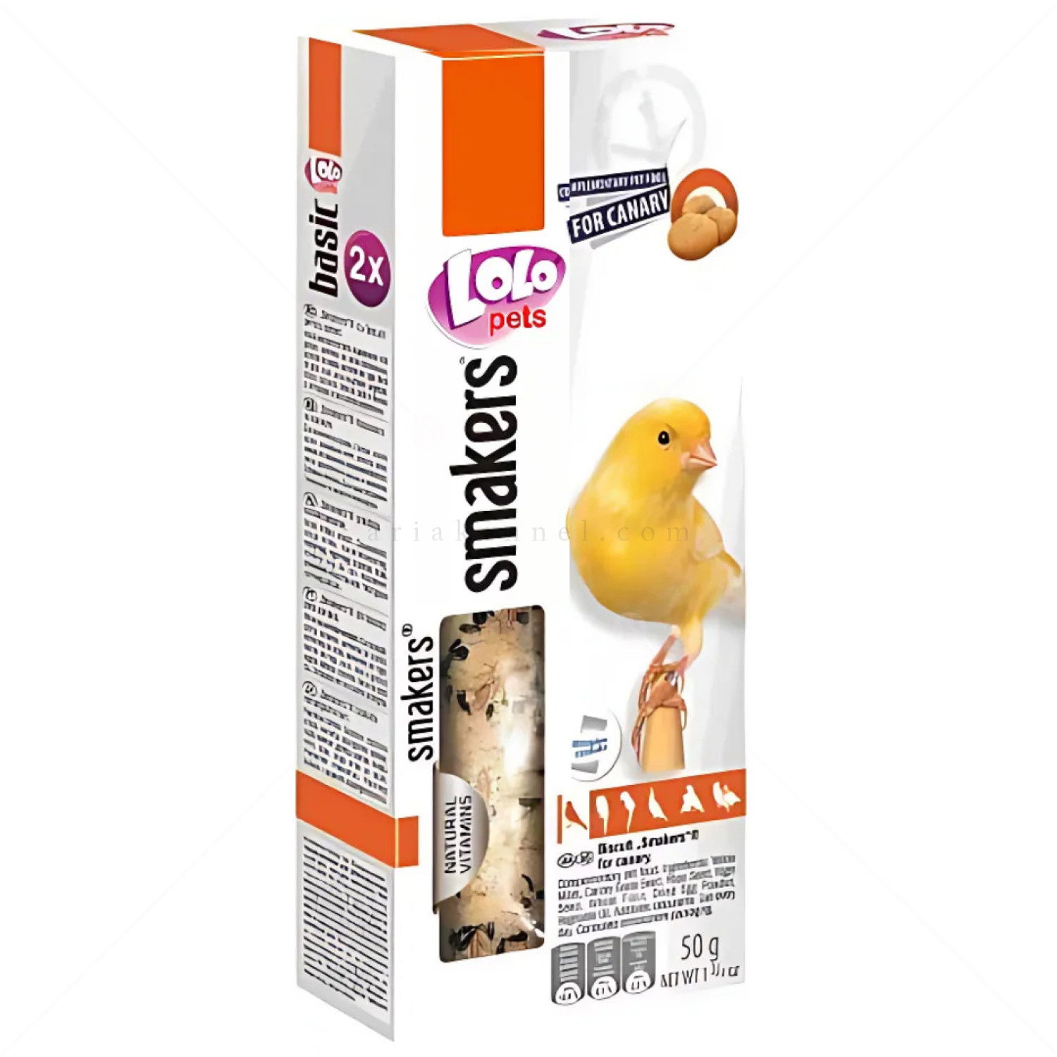 Крекери с бисквити за канари LOLO PETS  2 бр/50 гр