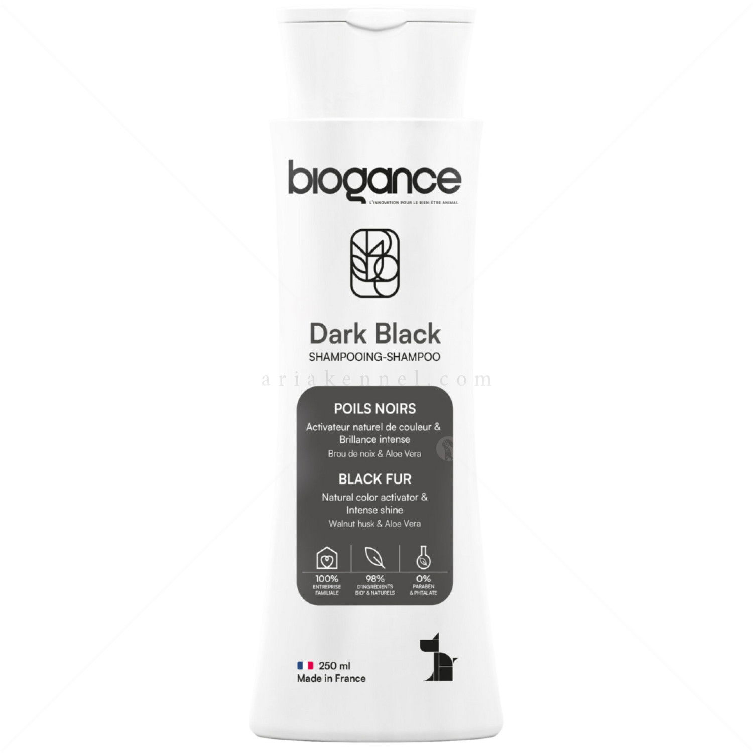 Шампоан за кучета с черна козина BIOGANCE Shampoo Dark Black