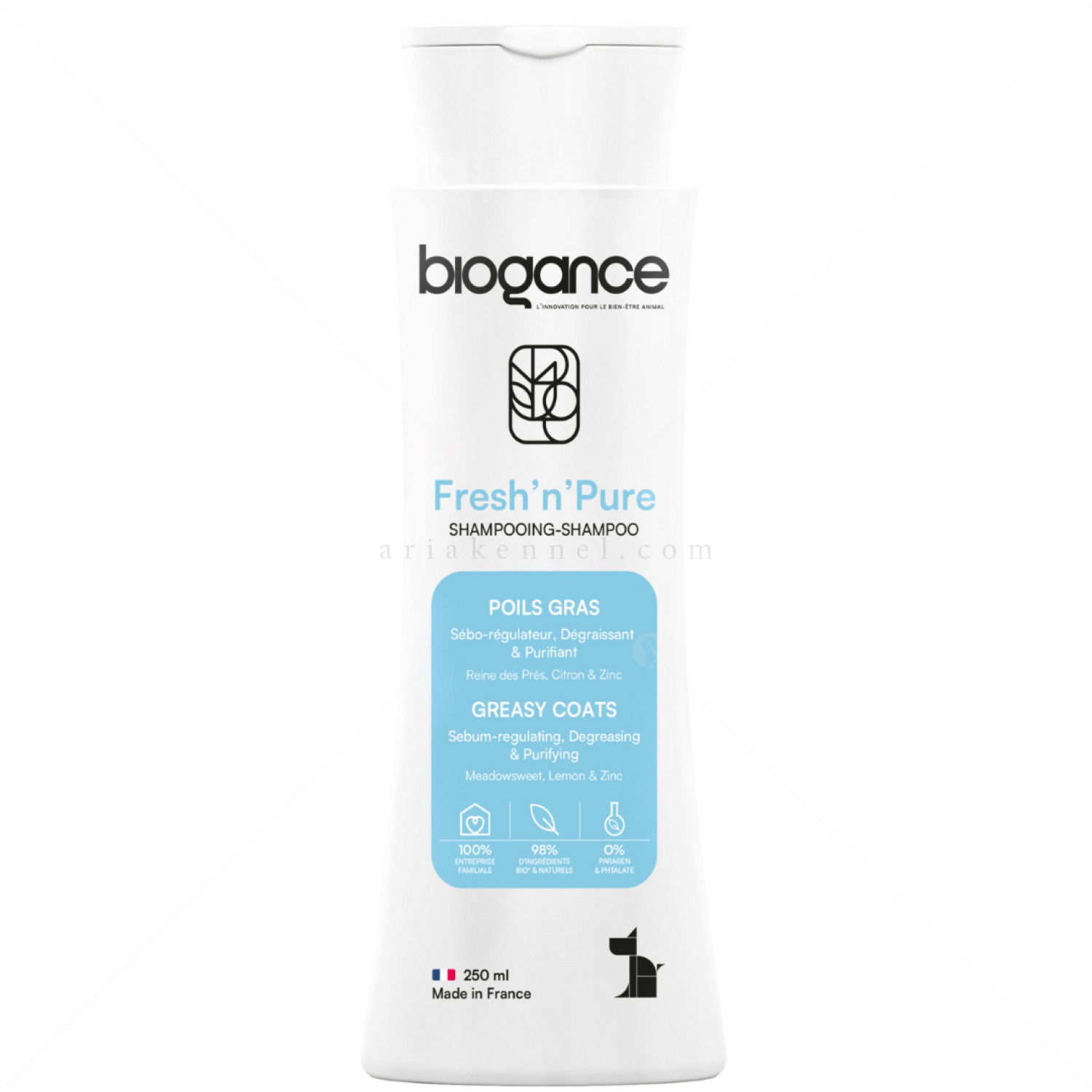 Двойно хидратиращ шампоан BIOGANCE Shampoo Fresh N Pure
