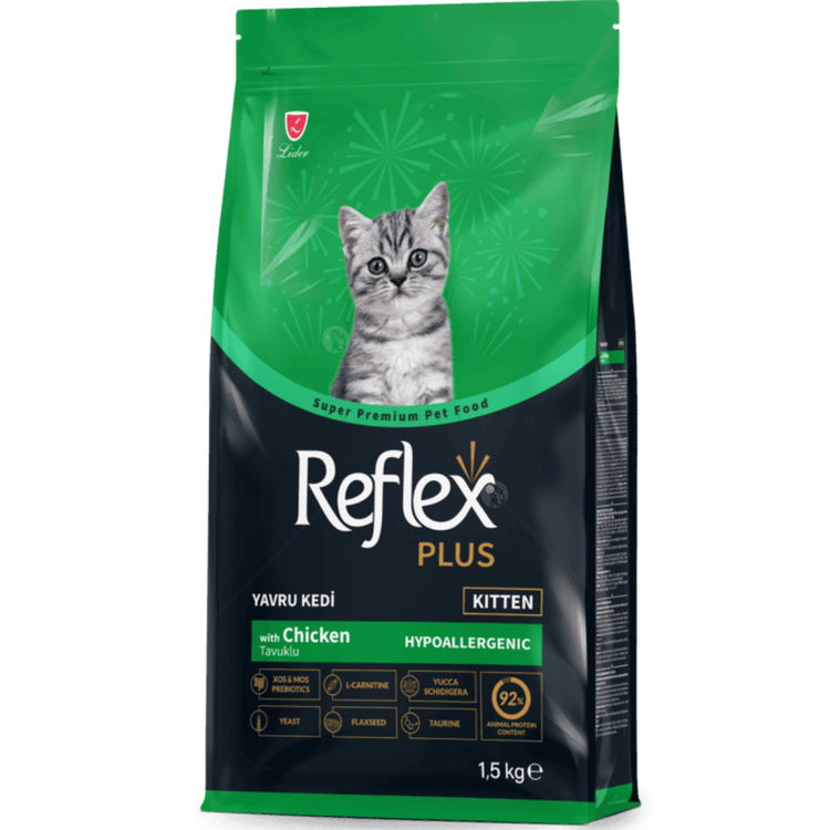REFLEX PLUS 1.5 кг Kitten Chicken, с пилешко месо