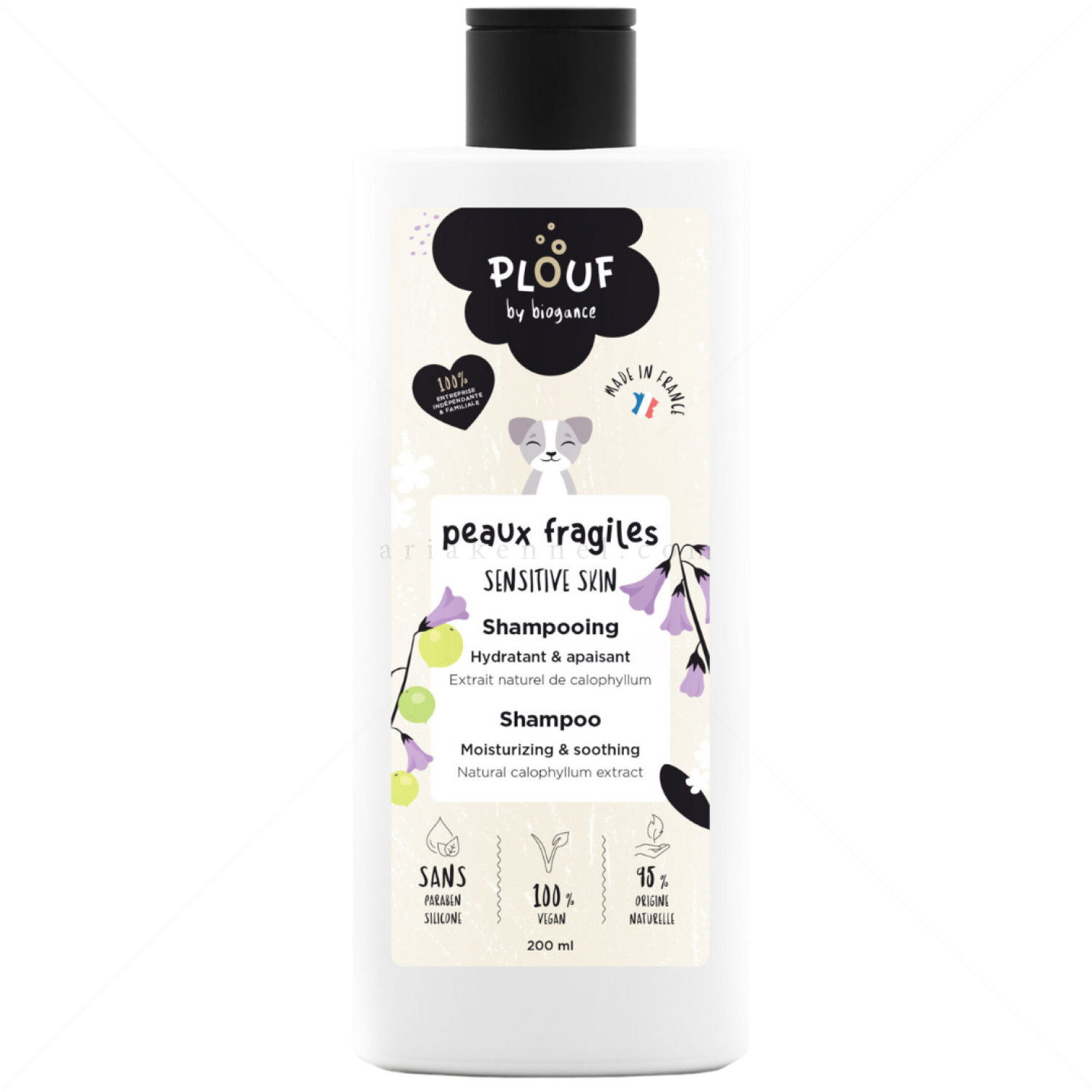 Плодов шампоан за чувствителна кожа PLOUF Shampoo Sensitive skin