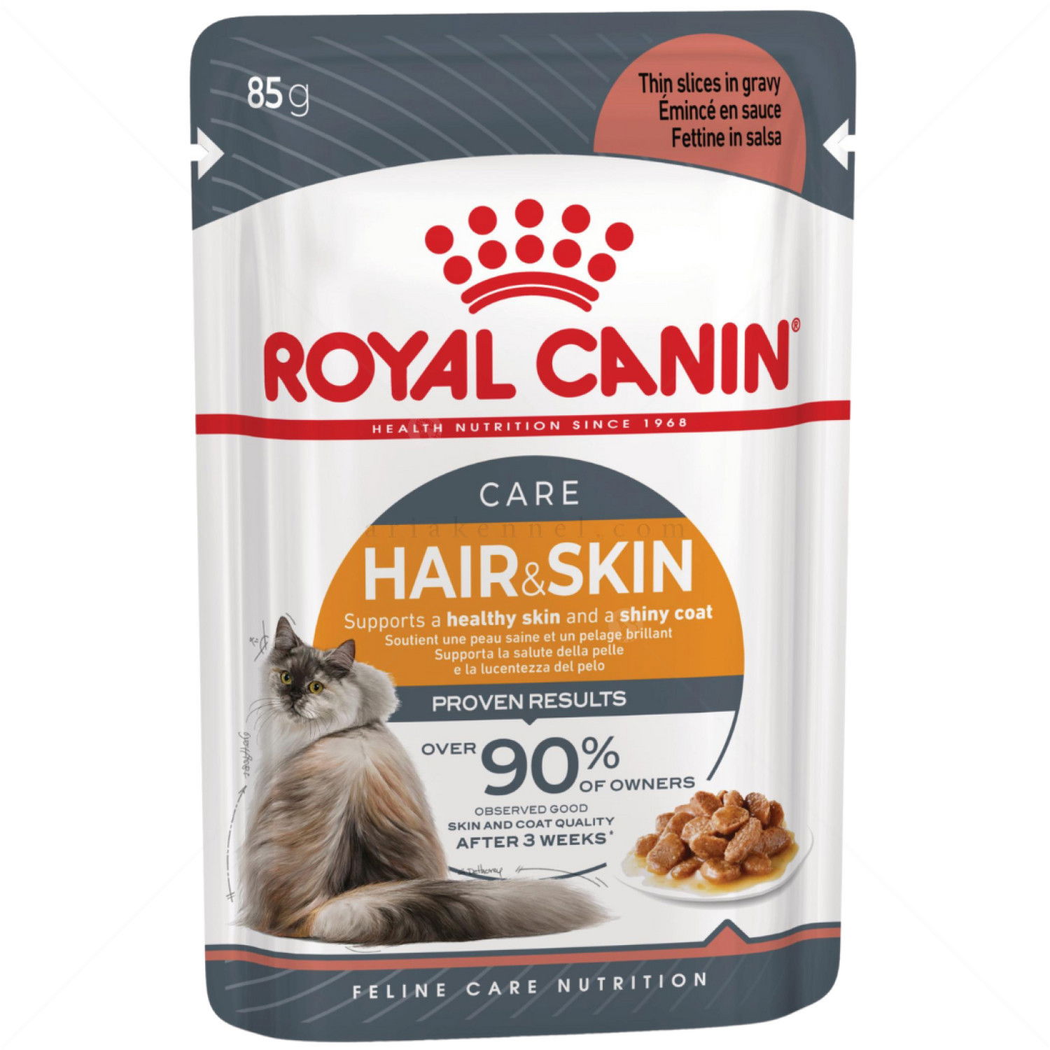 ROYAL CANIN® Hair&Skin 85 гр пауч в сос грейви