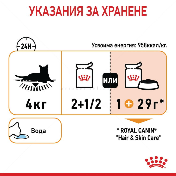 ROYAL CANIN® Hair&Skin 85 гр пауч в сос грейви