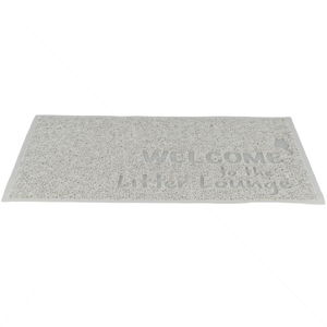 Подложка за почистване на лапи TRIXIE Welcome to the Litter Lounge, светлосива