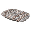 FERPLAST Relax - памучна възглавница, зиг заг, кафява
