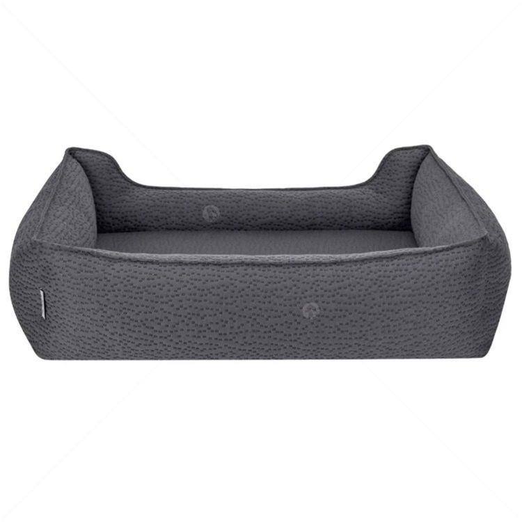 Легло с ортопедична пяна PET COMFORT Bravo тъмносиво, размер S