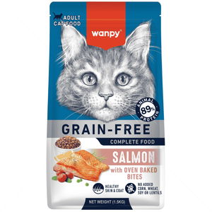 WANPY Grain Free Adult 1.500 кг със сьомга