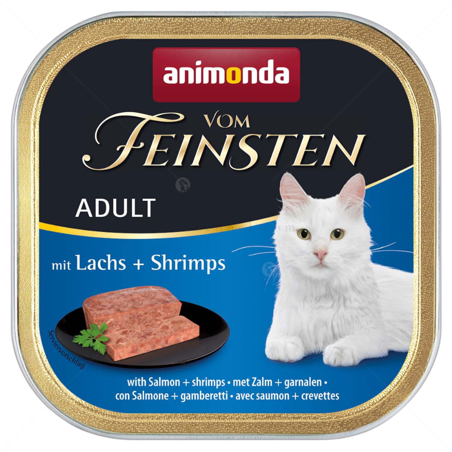 Пастет за котки 100 гр VOM FEINSTEN Adult Salmon and shrimps