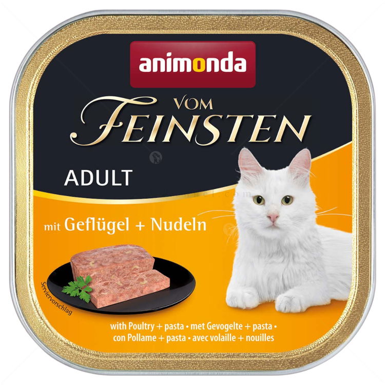 Пастет за котки 100 гр VOM FEINSTEN Adult Poultry and pasta