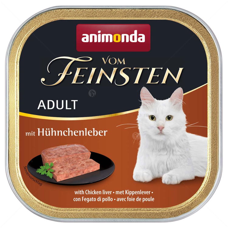 Пастет за котки 100 гр VOM FEINSTEN Adult Chicken liver