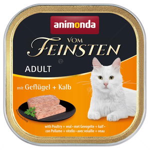 Пастет за котки 100 гр VOM FEINSTEN Adult Poultry and veal