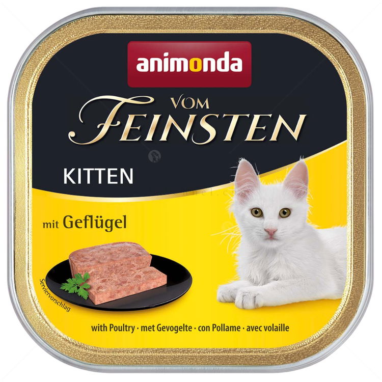 Пастет за малки котенца 100 гр VOM FEINSTEN Kitten Poultry