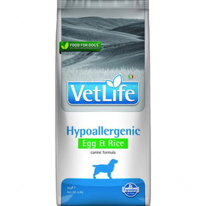 VET LIFE Canine Hypoallergenic Egg & Rice 2 кг - с яйца и ориз