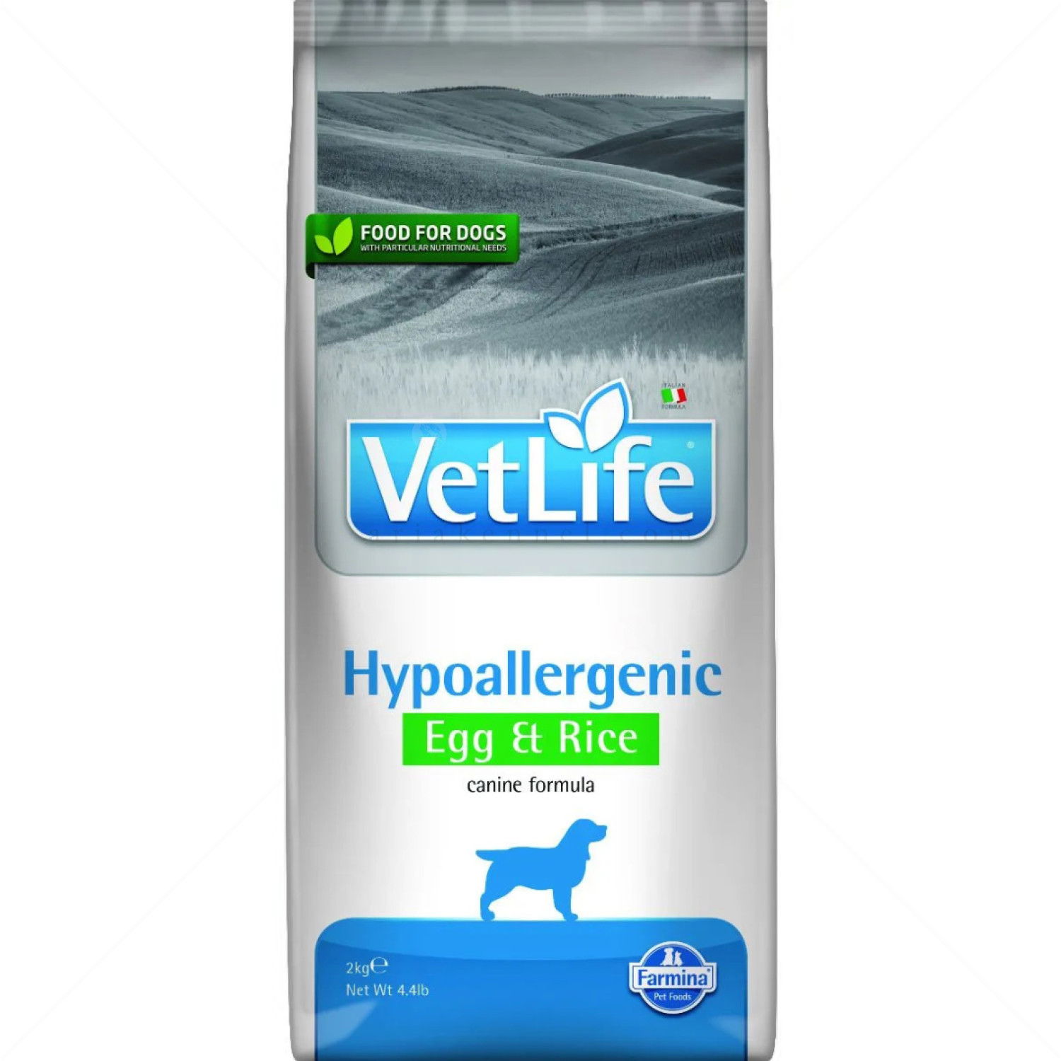 VET LIFE Canine Hypoallergenic Egg & Rice 2 кг - с яйца и ориз