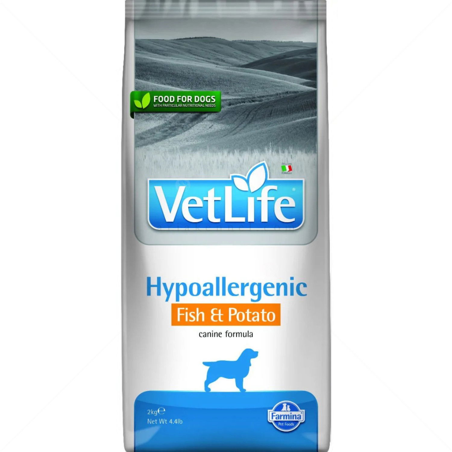 VET LIFE Canine Hypoallergenic Fish & Potato 2 кг - с риба и картофи