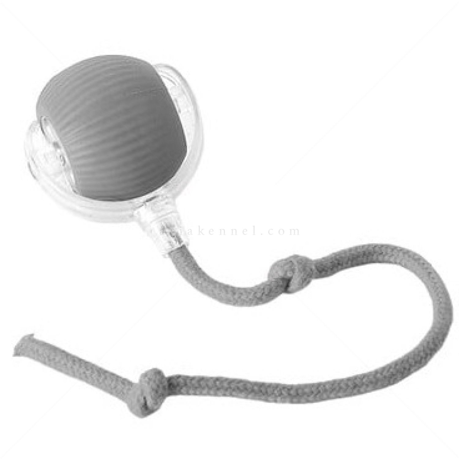 Интерактивна топка с въже и силиконово покритие AMAZONIA, 1 брой, различни цветове