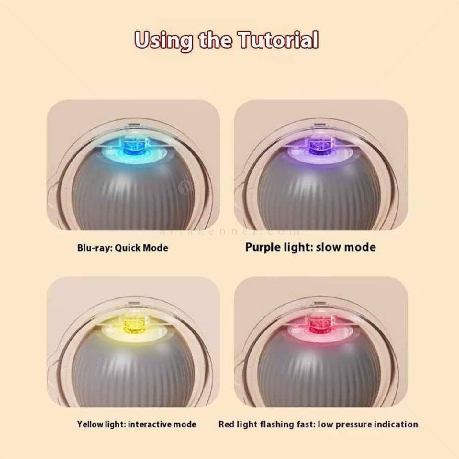 Интерактивна топка с ушички, опашка и силиконово покритие AMAZONIA, 1 брой, различни цветове