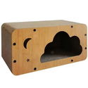 Къщичка-драскало от картон и дърво AMAZONIA