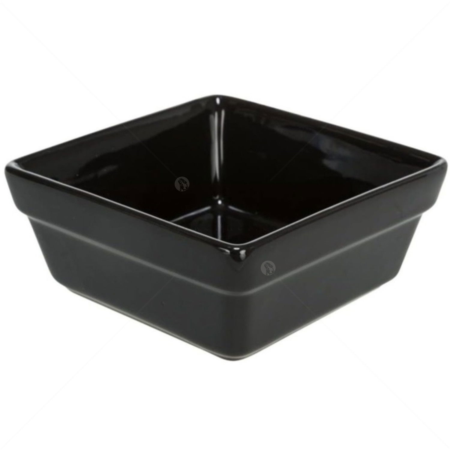 Комплект керамични купи с дървена стойка TRIXIE, 10 см