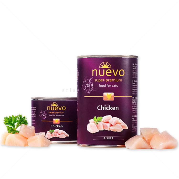 Консерва за котки 400 гр NUEVO Adult Chicken