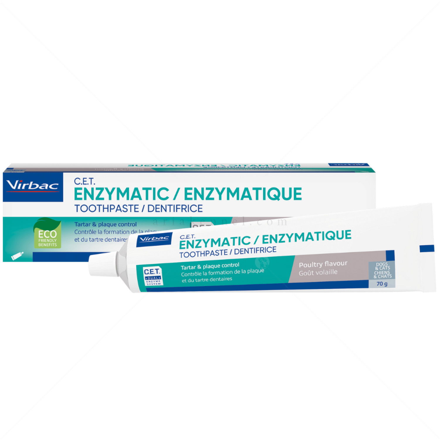 Паста за зъби с вкус на птиче месо VIRBAC Enzymatic Toothpaste Poultry flavour