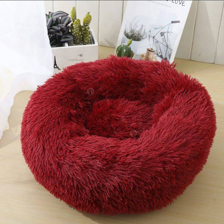 Плюшено легло, MINA PET, червено