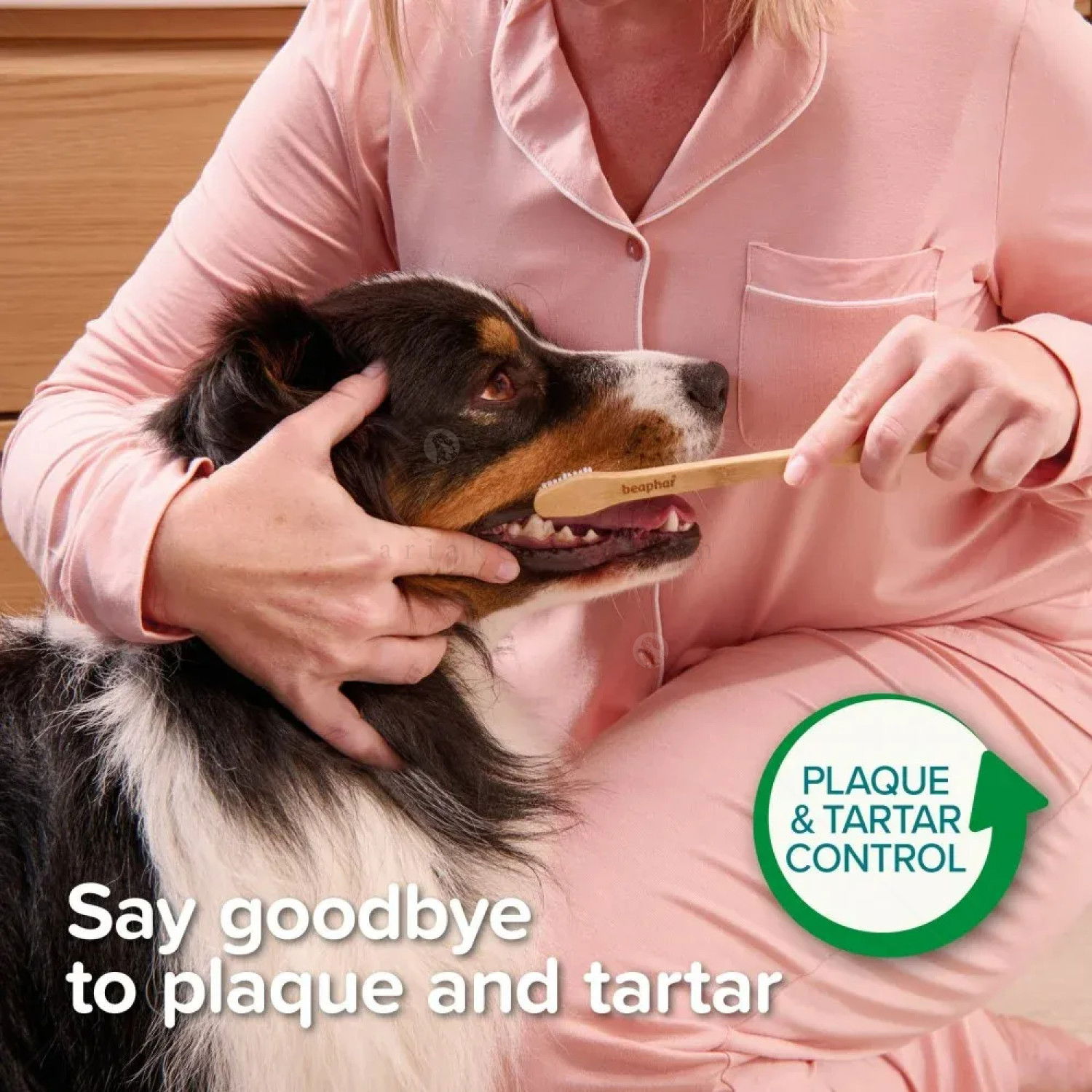 Бамбукова четка за зъби с две глави BEAPHAR Bamboo Toothbrush