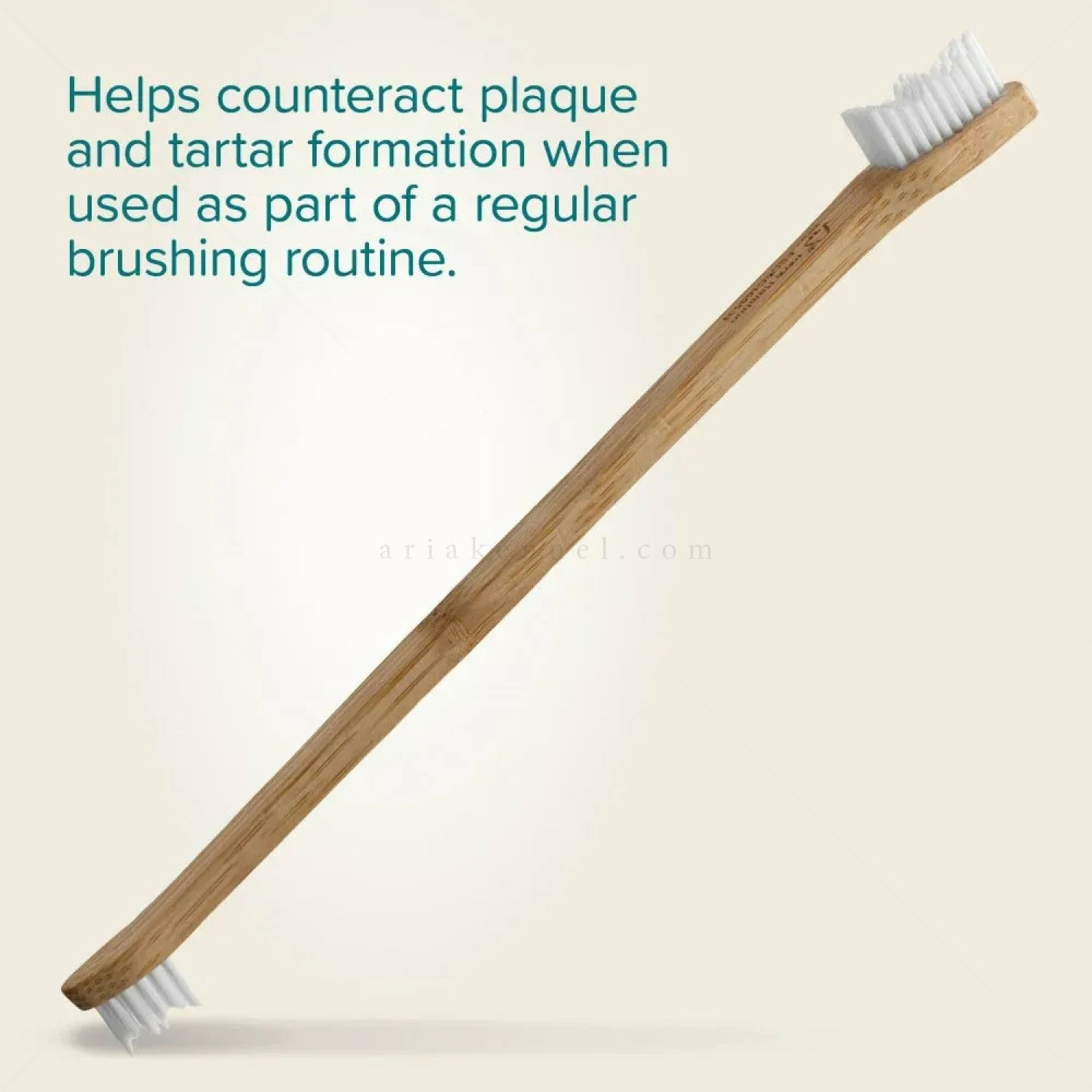 Бамбукова четка за зъби с две глави BEAPHAR Bamboo Toothbrush