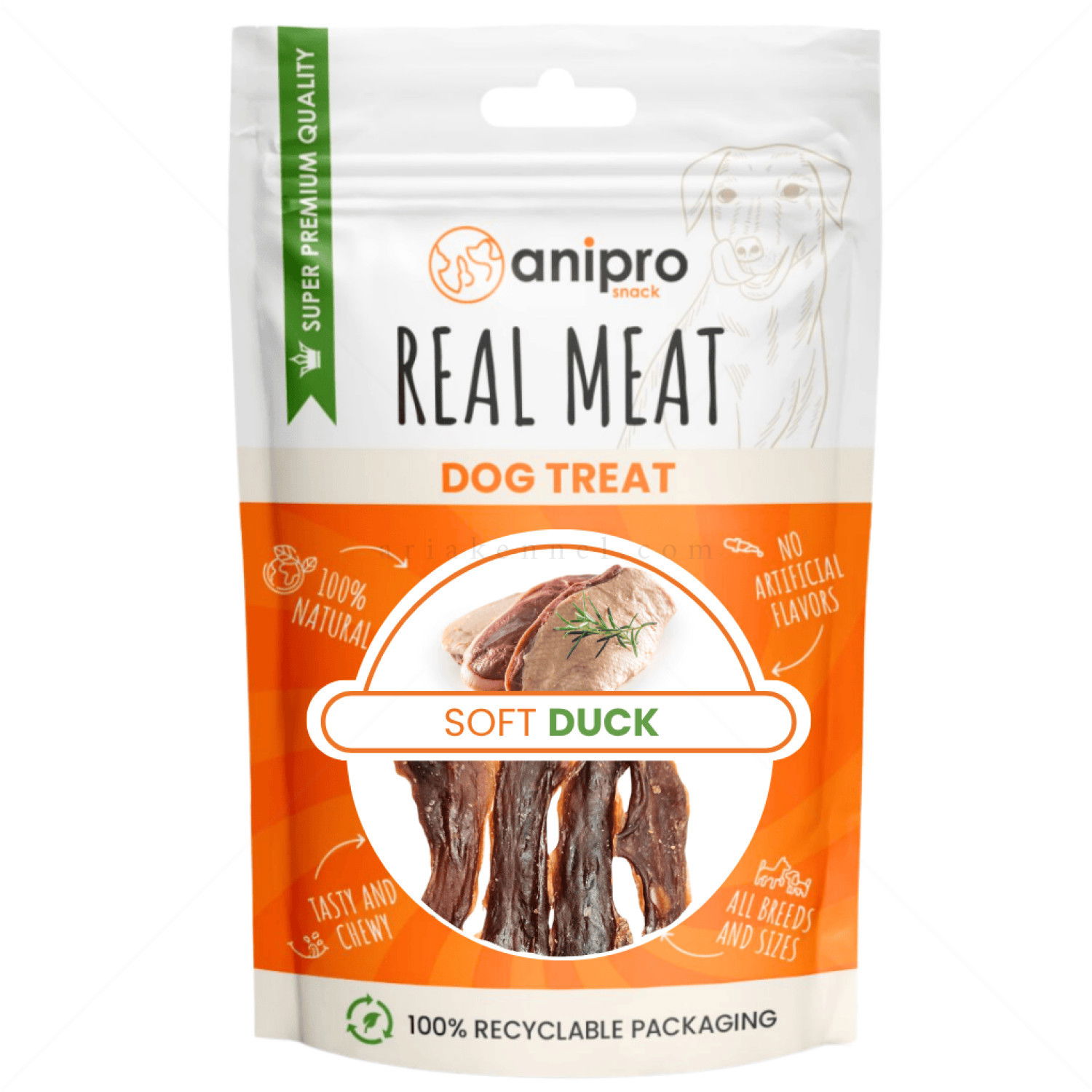 Меко патешко филе 80 гр ANIPRO Real Meat Soft Duck