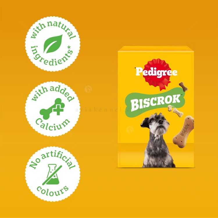Кокалчета с пилешко, говеждо и агнешко месо PEDIGREE Biscrok Multi mix, 500 гр