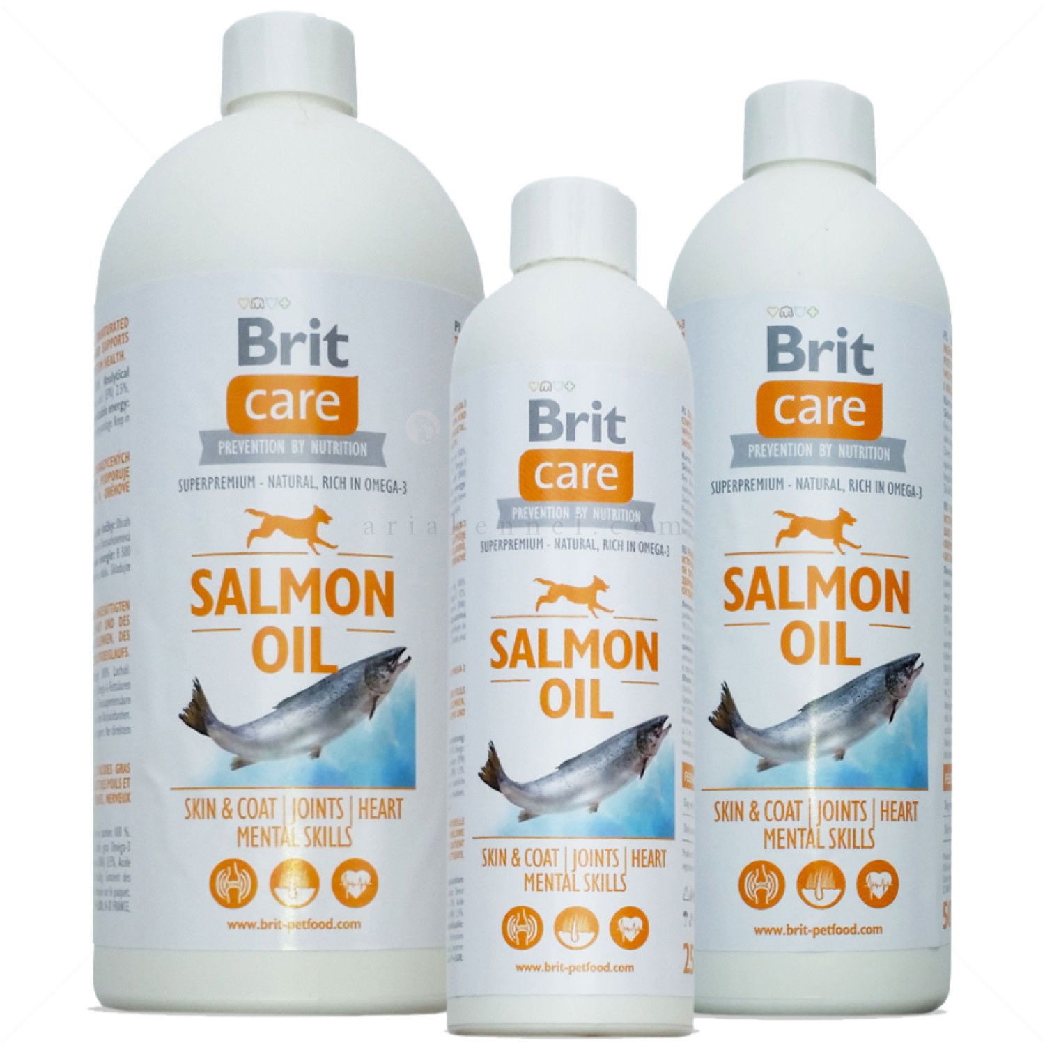 Масло от сьомга BRIT CARE Salmon Oil 100% Натурално, 250 мл