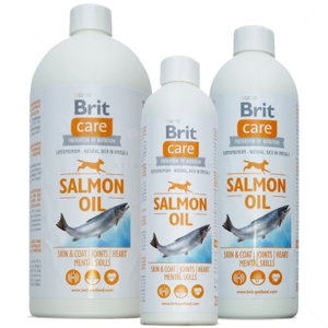 Масло от сьомга BRIT CARE Salmon Oil 100% Натурално, 1 л