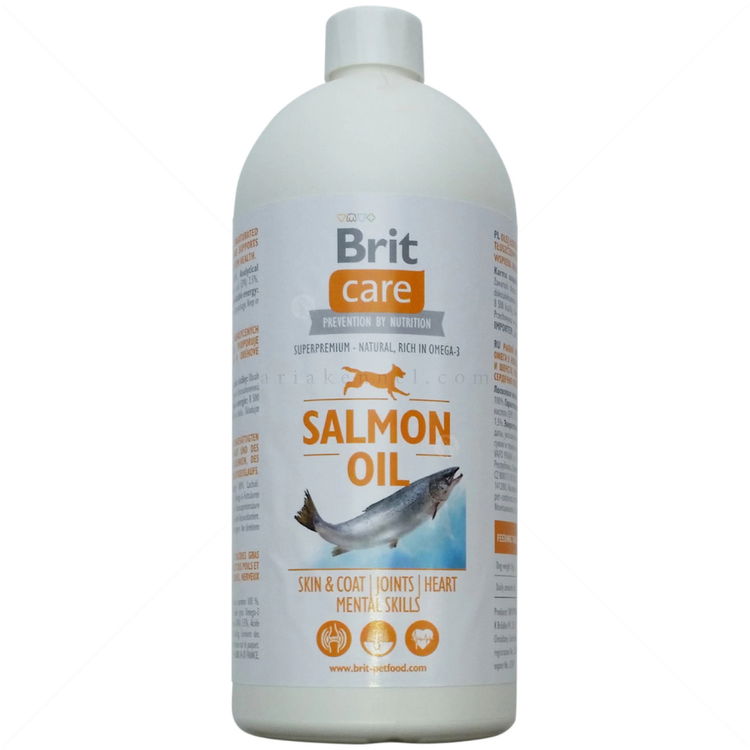 Масло от сьомга BRIT CARE Salmon Oil 100% Натурално, 1 л