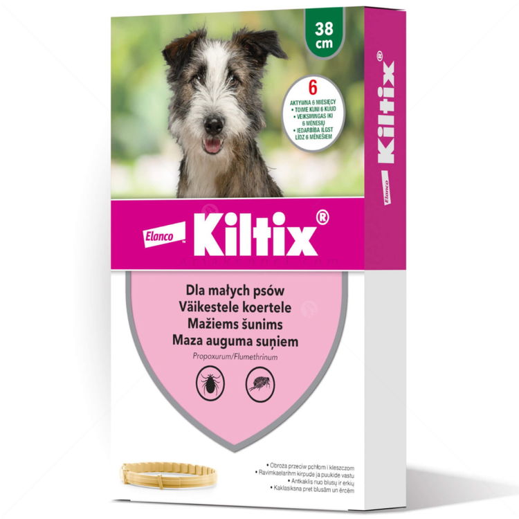 Противопаразитна каишка за куче KILTIX 38 см
