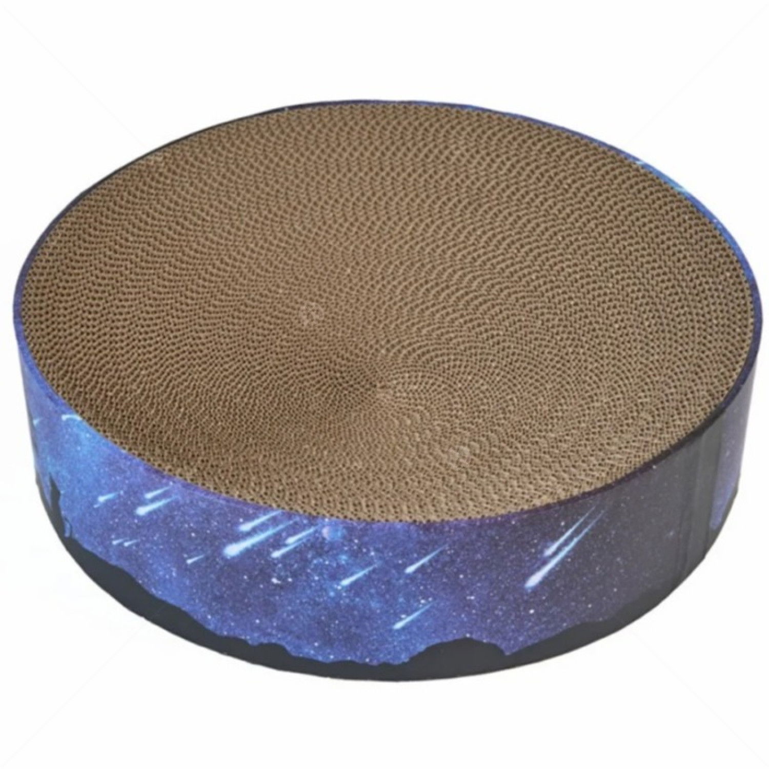 Драскало от картон ANIPRO, Кръг, синьо небе