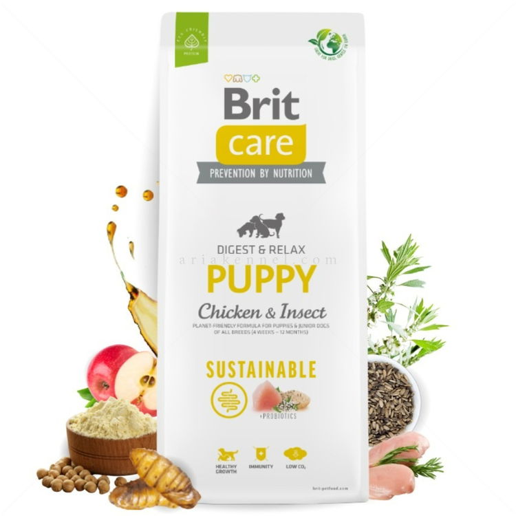 Brit Care Dog Sustainable Puppy Chicken & Insect 3 кг