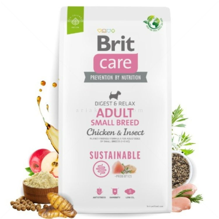 Brit Care Dog Sustainable Mini Adult Chicken & Insect 1 кг