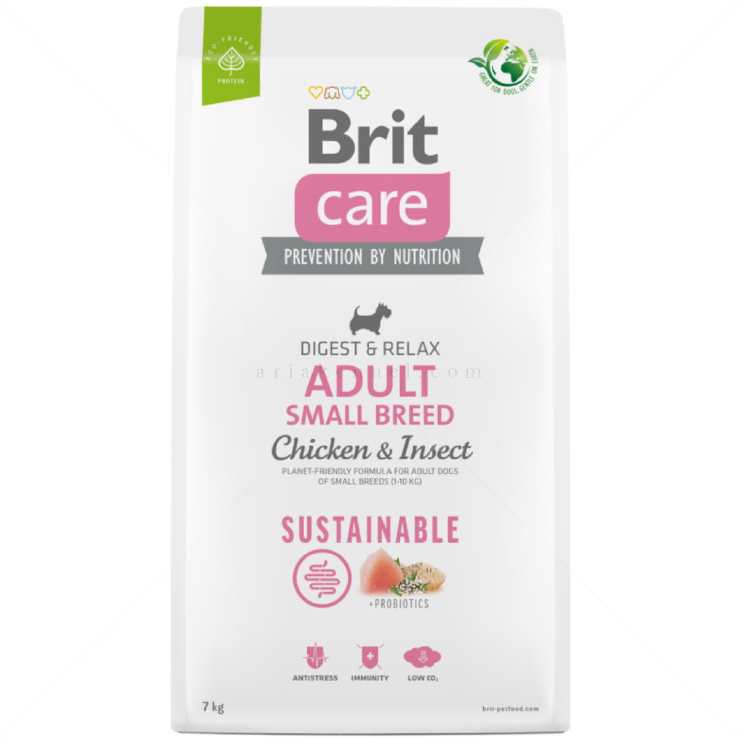 Brit Care Dog Sustainable Mini Adult Chicken & Insect 7 кг